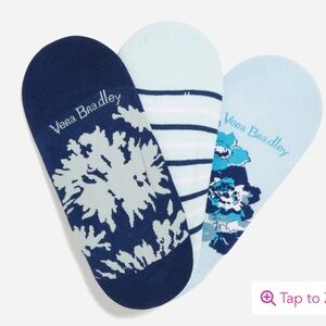 Vera Bradley Low Cut Liner Socks